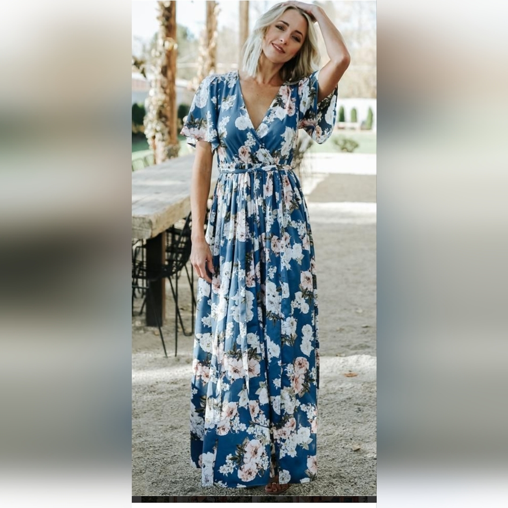 Baltic Born Sicily Satin Maxi Dress